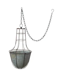 Nkuku Planters & Vases Abari Caged Hanging Planter