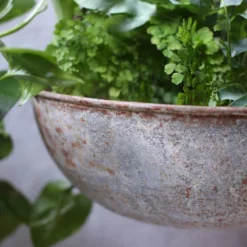 Nkuku Abari Round Hanging Planter