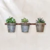 Nkuku Abari Wall Hung Planter Triple Planters & Vases