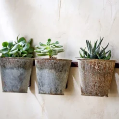 Nkuku Abari Wall Hung Planter Triple Planters & Vases