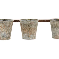 Nkuku Abari Wall Hung Planter Triple Planters & Vases