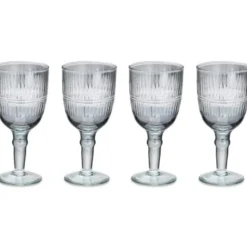 Nkuku Abeeko Wine Glass - Smoke (Set Of 4)