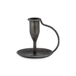 Nkuku New Arrivals Ada Iron Candlestick - Antique Black 9 Nkuku New Arrivals Ada Iron Candlestick - Antique Black