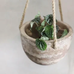 Nkuku Home Accessories Affiti Clay Hanging Planter