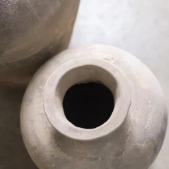 Nkuku Small Affiti Clay Tapered Pot Home Accessories