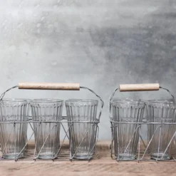 Nkuku Agar Glass Set Tableware