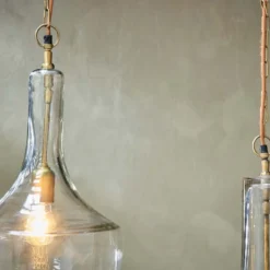 Nkuku Agatarla Glass Pendant - Small Hallway & Bootroom