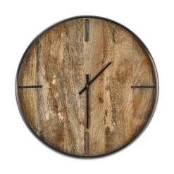 Nkuku Alomi Mango Wood Clock