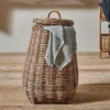 Nkuku Home Accessories Amandi Rattan Laundry Bin