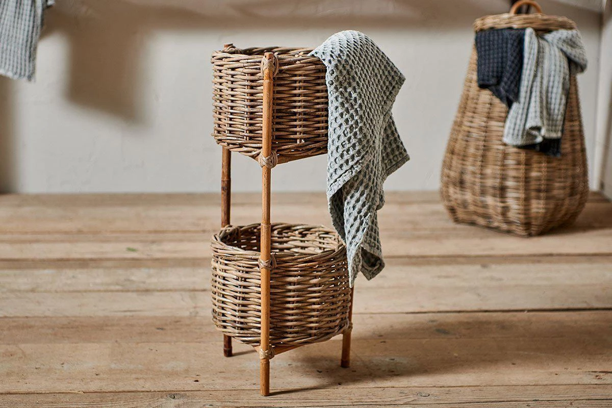Nkuku Home Accessories Amandi Rattan Storage Stand 3 Nkuku Home Accessories Amandi Rattan Storage Stand