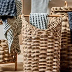 Nkuku Home Accessories Amandi Rattan Storage Stand 8 Nkuku Home Accessories Amandi Rattan Storage Stand