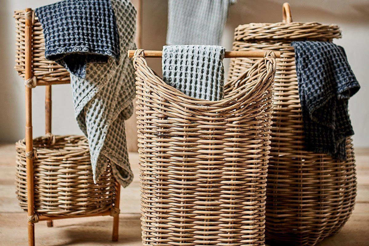 Nkuku Home Accessories Amandi Rattan Storage Stand 5 Nkuku Home Accessories Amandi Rattan Storage Stand