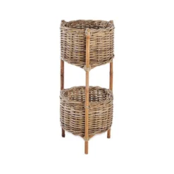 Nkuku Home Accessories Amandi Rattan Storage Stand 9 Nkuku Home Accessories Amandi Rattan Storage Stand