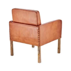 Nkuku Amari Leather Occasional Chair