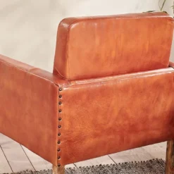 Nkuku Amari Leather Occasional Chair