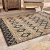Nkuku Ambara Jute Rug - Medium - Black & Natural Home Accessories