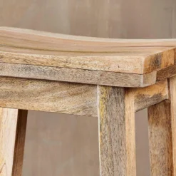 Nkuku Ambi Wooden Stool - Short 9 Nkuku Ambi Wooden Stool - Short