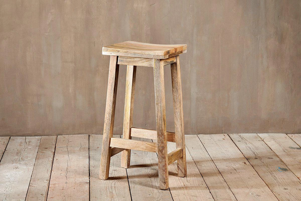 Nkuku Ambi Wooden Stool - Tall Kitchen & Dining Room 4 Nkuku Ambi Wooden Stool - Tall Kitchen & Dining Room