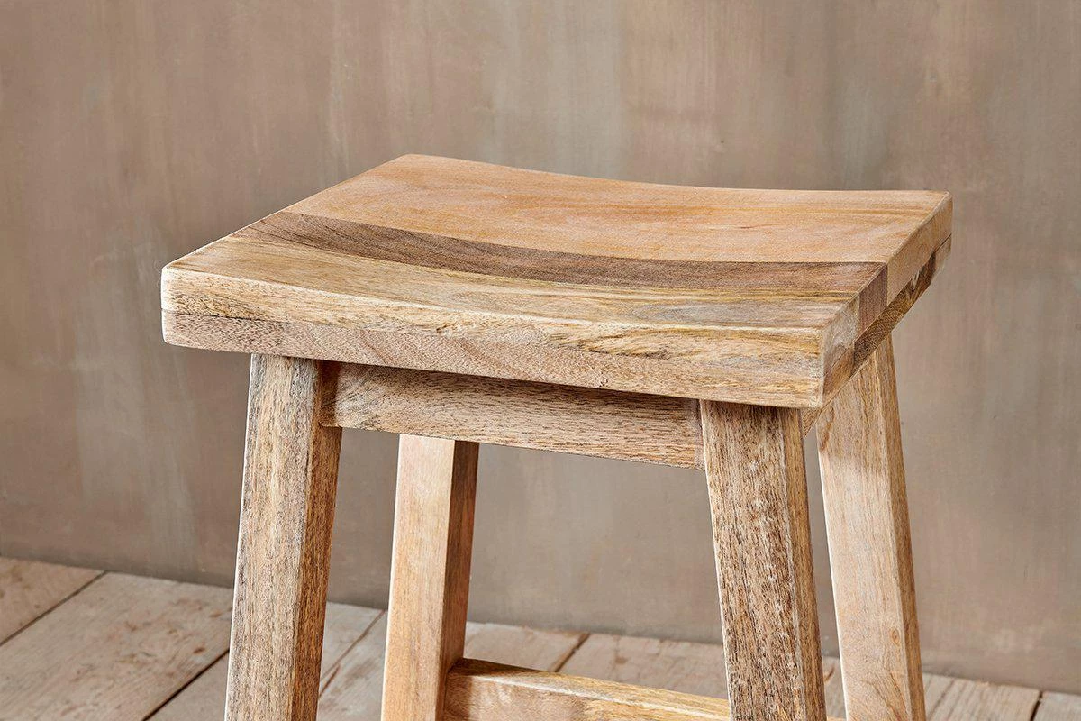 Nkuku Ambi Wooden Stool - Tall Kitchen & Dining Room 5 Nkuku Ambi Wooden Stool - Tall Kitchen & Dining Room