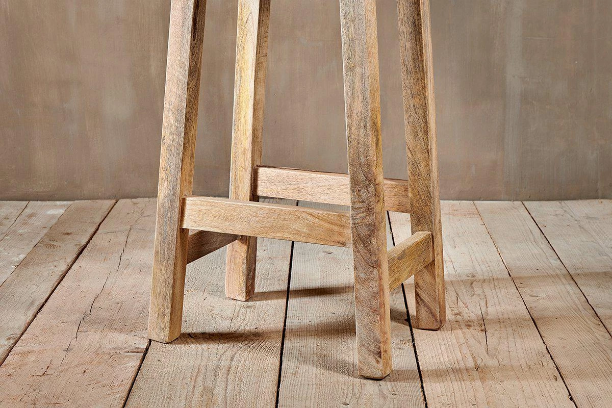 Nkuku Ambi Wooden Stool - Tall Kitchen & Dining Room 6 Nkuku Ambi Wooden Stool - Tall Kitchen & Dining Room