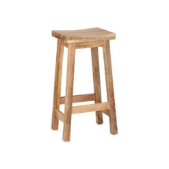 Nkuku Ambi Wooden Stool - Tall Kitchen & Dining Room 13 Nkuku Ambi Wooden Stool - Tall Kitchen & Dining Room