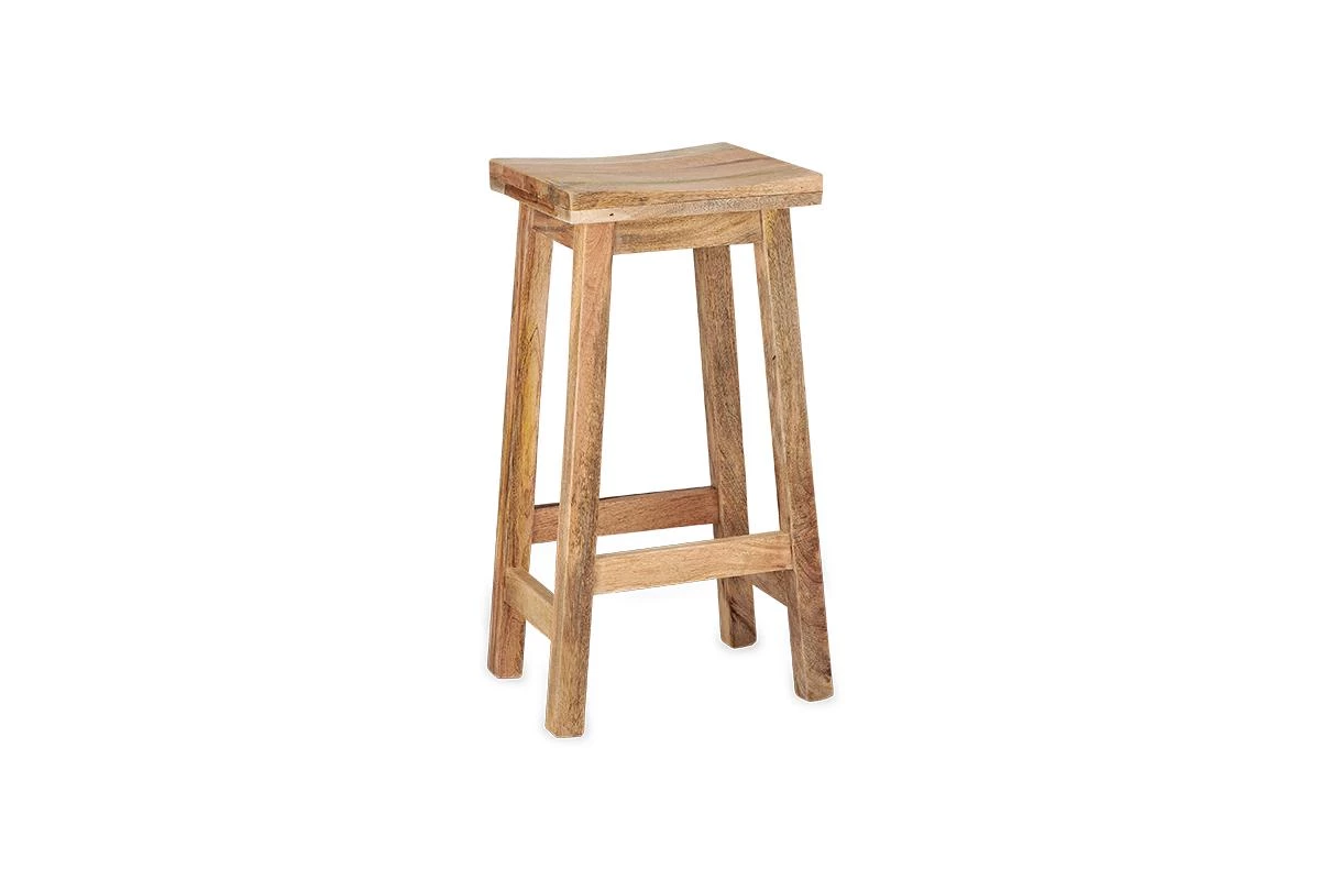 Nkuku Ambi Wooden Stool - Tall Kitchen & Dining Room 8 Nkuku Ambi Wooden Stool - Tall Kitchen & Dining Room
