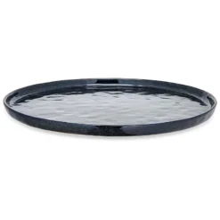 Nkuku Amina Dinner Plate - Sea Grey