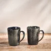 Nkuku Amina Mug - Sea Grey (Set Of 2)