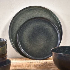 Nkuku Amina Side Plate - Sea Grey 9 Nkuku Amina Side Plate - Sea Grey