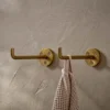 Nkuku Aniko Iron Hook - Brass (Set Of 2)