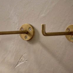 Nkuku Aniko Iron Hook - Brass (Set Of 2)