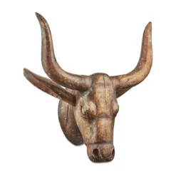 Nkuku Arba Wooden Cow Head - Large Home Accessories