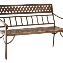 Nkuku Bahula Decorative Iron Bench Garden Furniture 15 Nkuku Bahula Decorative Iron Bench Garden Furniture