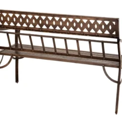 Nkuku Bahula Decorative Iron Bench Garden Furniture 16 Nkuku Bahula Decorative Iron Bench Garden Furniture