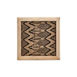 Nkuku Baliem Chevron Block Print Artwork 7 Nkuku Baliem Chevron Block Print Artwork