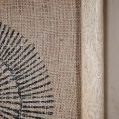 Nkuku Home Accessories Baliem Circular Block Print Artwork