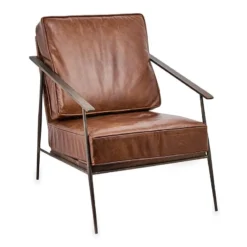 Nkuku Balsasan Leather Armchair