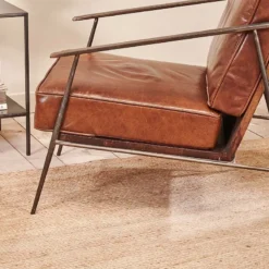 Nkuku Balsasan Leather Armchair