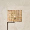 Nkuku Banso Wicker Lampshade - Large Bedroom