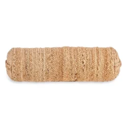 Nkuku Barjora Braided Hemp Bolster New Arrivals