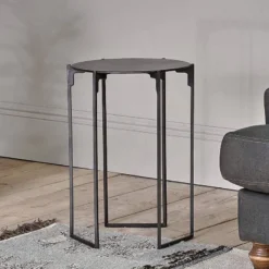Nkuku Batang Iron Side Table