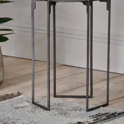 Nkuku Batang Iron Side Table