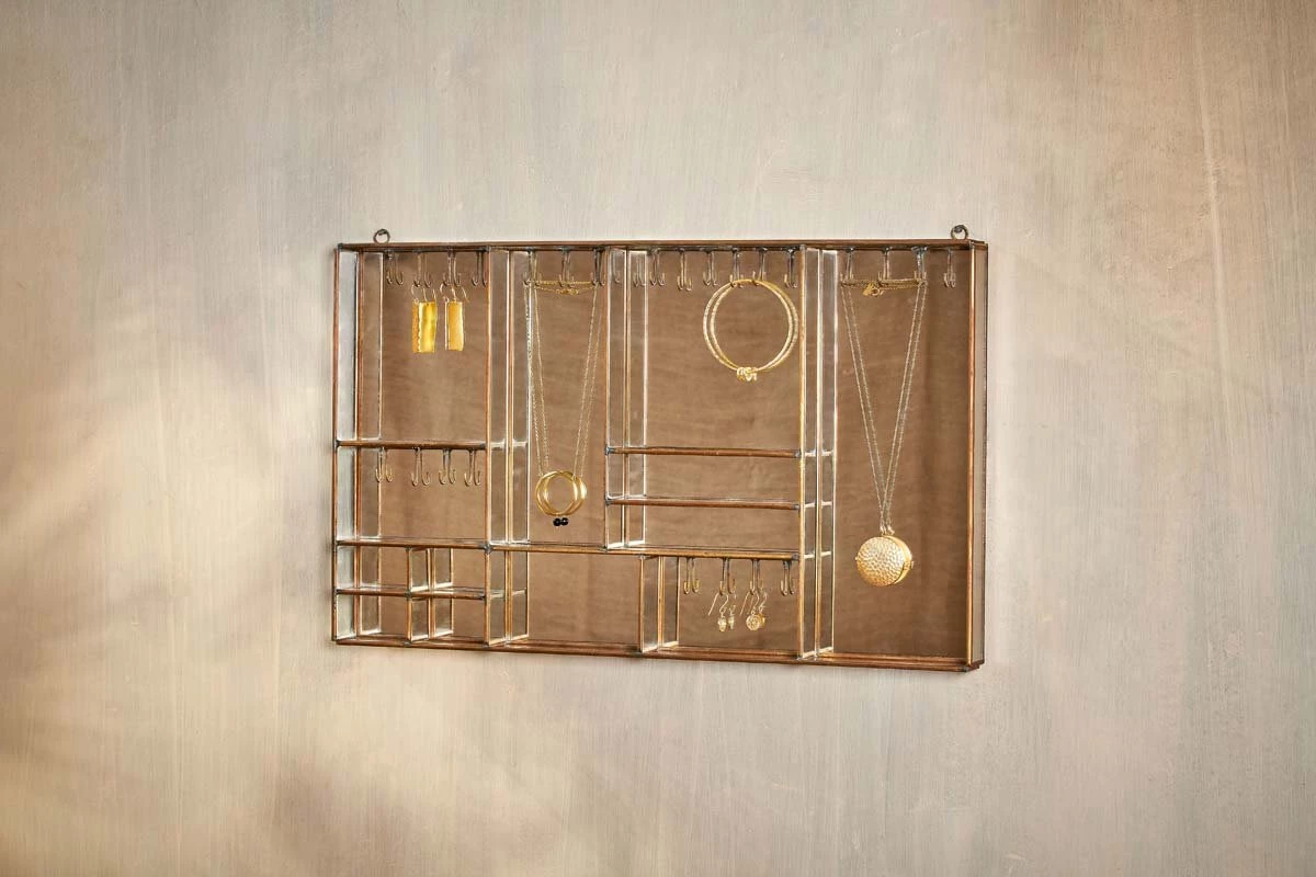 Nkuku Home Accessories Bequai Wall Hung Jewellery Box 3 Nkuku Home Accessories Bequai Wall Hung Jewellery Box