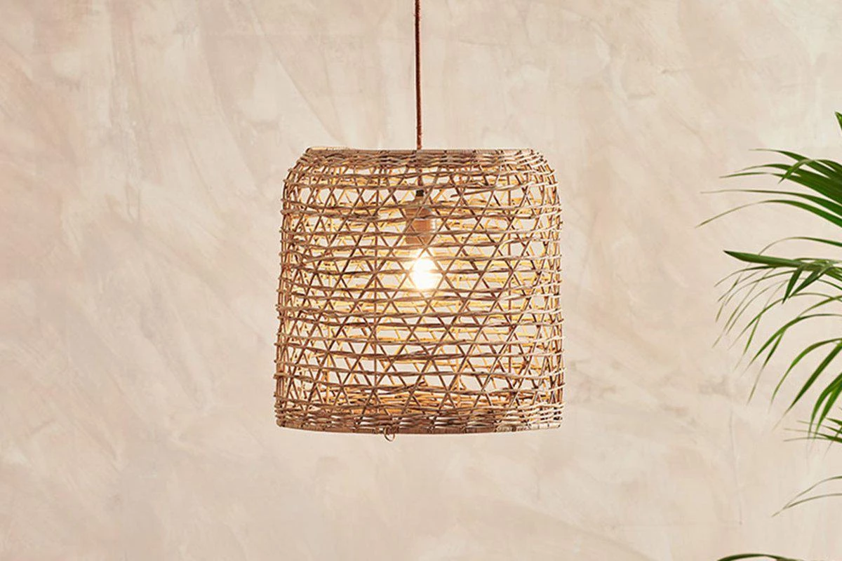 Nkuku Beru Rattan Lampshade - Large Cylinder 3 Nkuku Beru Rattan Lampshade - Large Cylinder