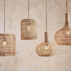 Nkuku Beru Rattan Lampshade - Small Conical