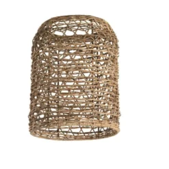 Nkuku Hallway & Bootroom Beru Rattan Lampshade - Small Cylinder