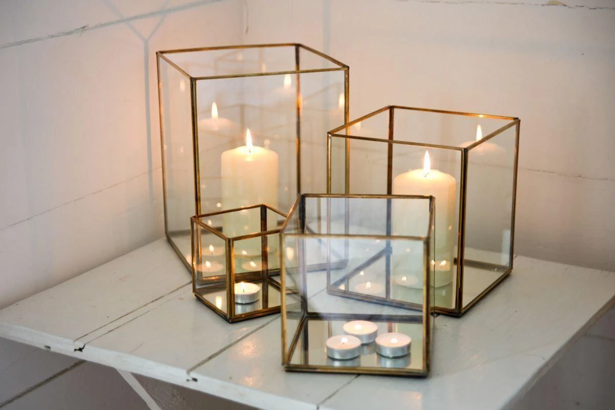 Nkuku Bimala Brass Lantern Home Accessories 3 Nkuku Bimala Brass Lantern Home Accessories