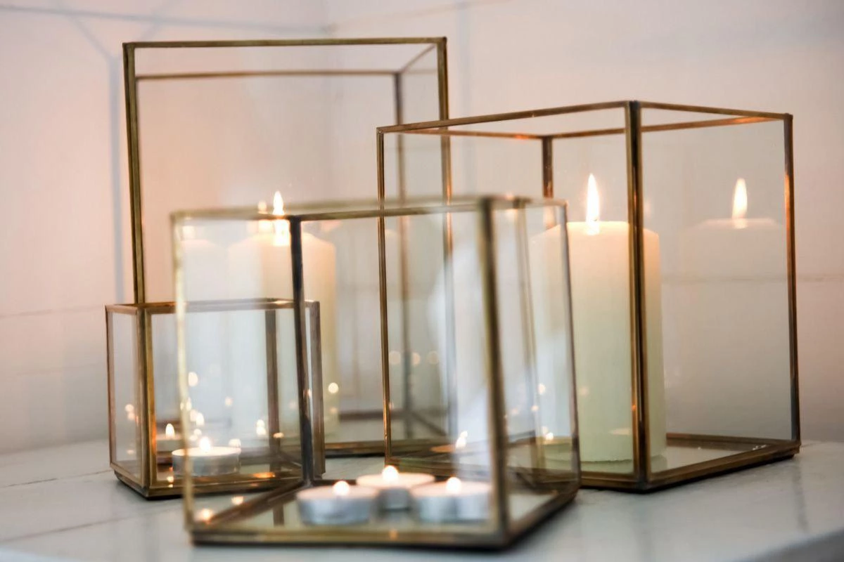 Nkuku Bimala Brass Lantern Home Accessories 5 Nkuku Bimala Brass Lantern Home Accessories