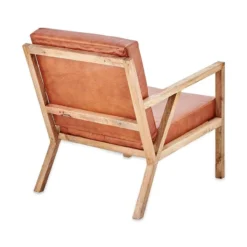 Nkuku New Arrivals Bolpur Leather Armchair
