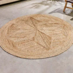 Nkuku Braided Hemp Patterned Rug